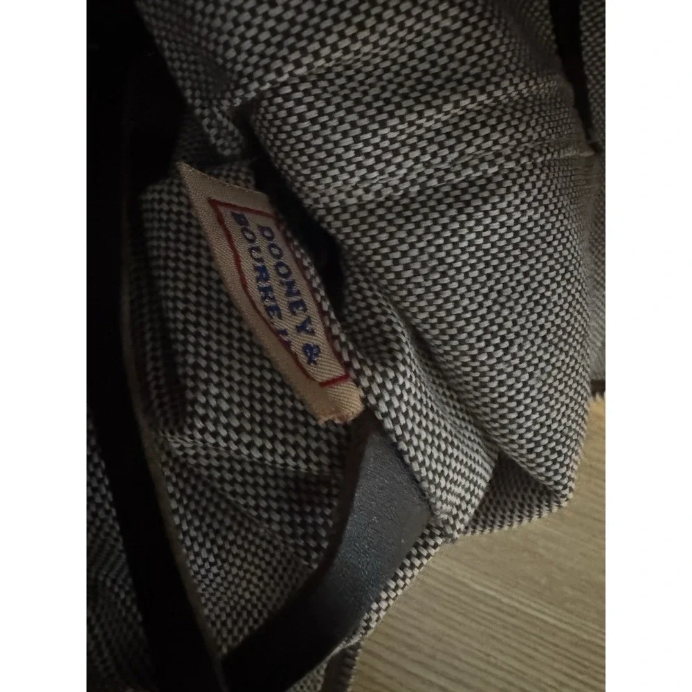 Dooney‎ & Bourke Yellow Mustard Backpack With Brown Leather Handle and Straps